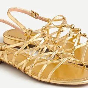 J.Crew (not factory) leather strappy sandals